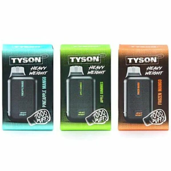 Tyson Vapes 10$ & 3 For 25
7500P