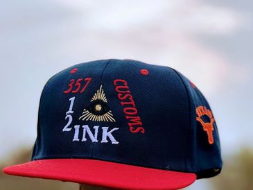 512 ink and 357customs embroidered hats 