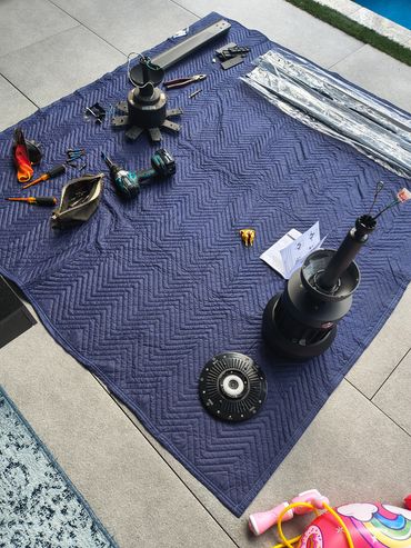 Clean set up for quick and easy installation.