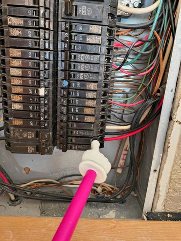 Installed a 40 Amp receptacle to power a Lucid car charger — providing safe, efficient charging for 