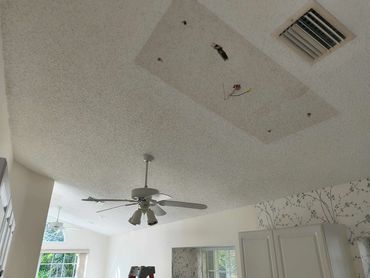 Before... Kitchen fan and light panel replacement