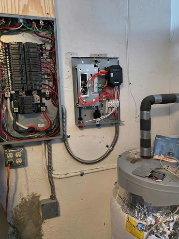 After... Insta hot water heater install