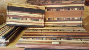 The cutting boards are available in a number of different sizes