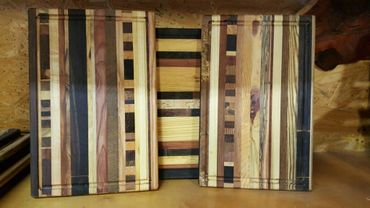 Some examples of our Useable Art. These cutting boards are beautiful to look at but ready to use