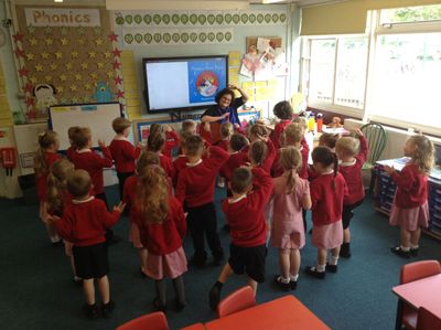 A wonderful visit to Reception class at Potton Lower School