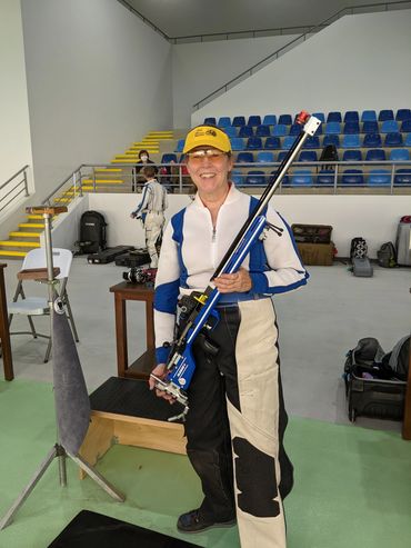 This is Denise Loring, USA Rifle Team at the 2022 World Championships in Cairo Egypt.