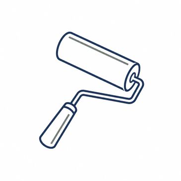 Icon of a paint roller.