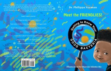 Cover designed and illustrated for Meet the Friendlies written by Dr Philippa Norman