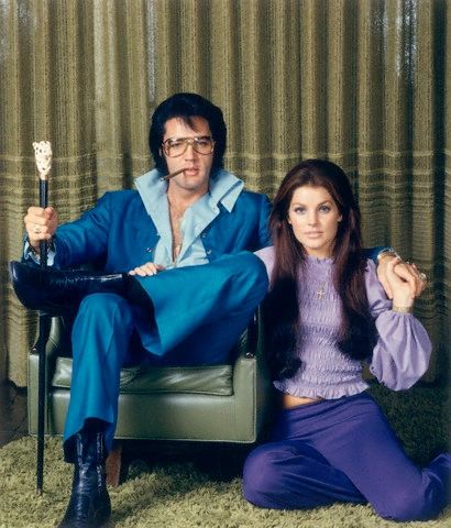 Elvis and Priscilla Presley