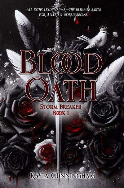 Fantasy book cover for Blood Oath (Storm Breaker #1), by Kayla Cunningham