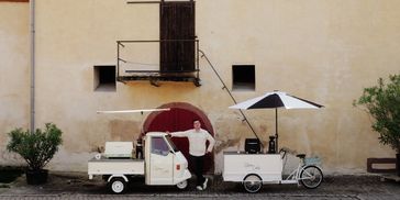 Kaffeemobile zum mieten, Coffee ape, Kaffeewagen, barista mieten, specialty coffee und latteart 