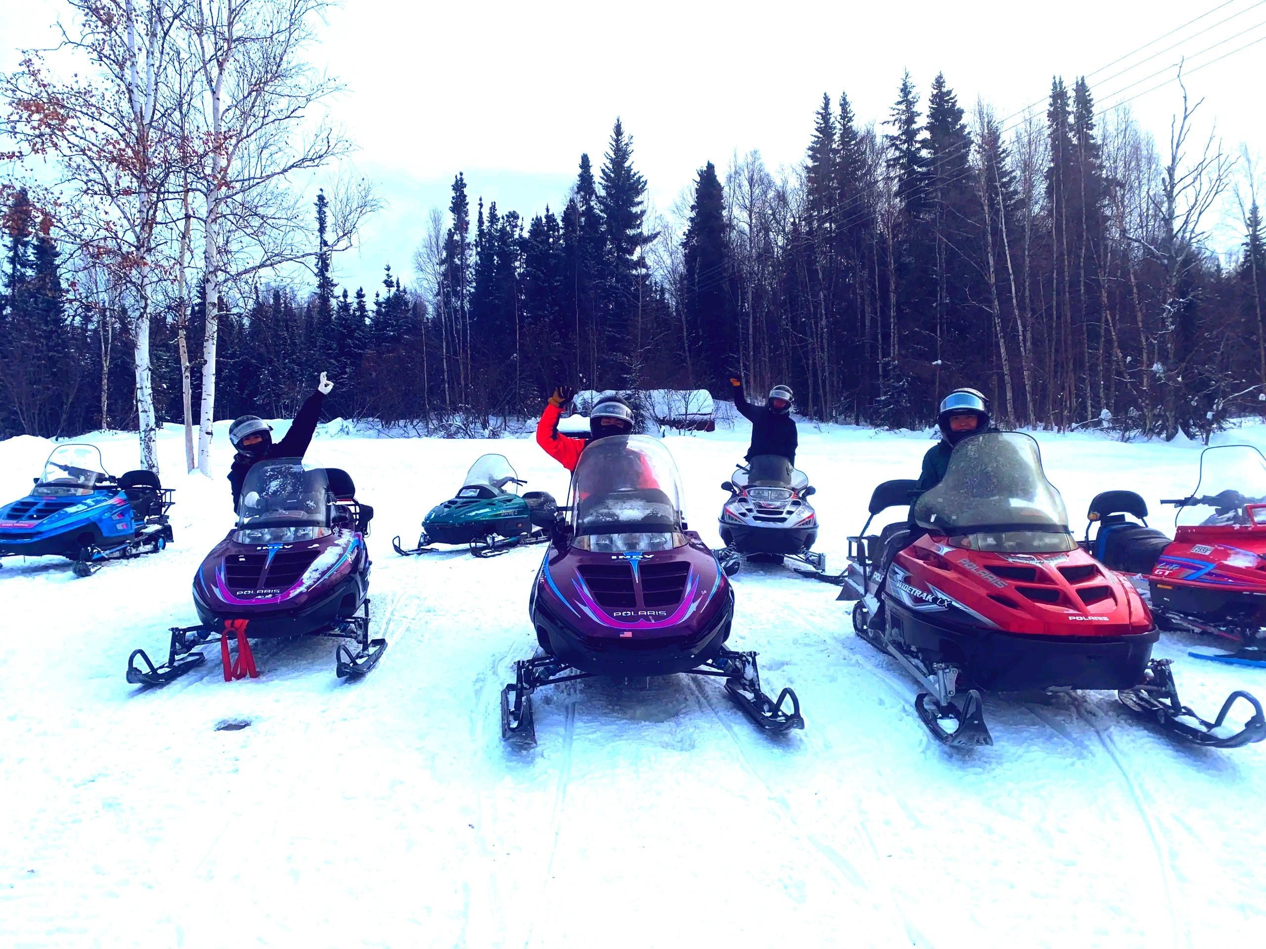 Fairbanks Snowmobile Tour