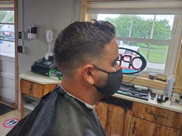 Men's haircut, Bridget Street Barber Shop