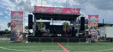 Brazilian festival, chase stadium, Sound Company, sound system, event production, production company