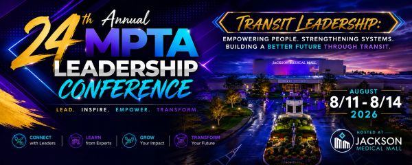 24th Annual MPTA Leadership Conference banner for August 2026 in Jackson.
