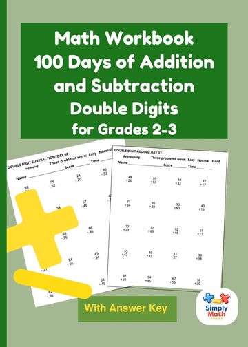 Math Workbook Grades 2-3