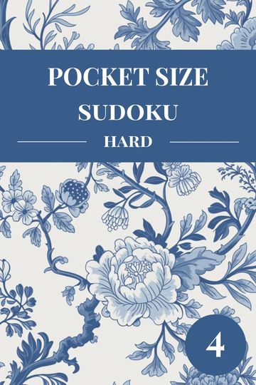 Pocket Size Sudoku - Hard