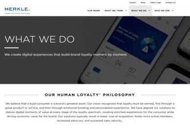 Merkel landing page.