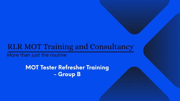 Expert MOT Training from ex DVSA Examiners