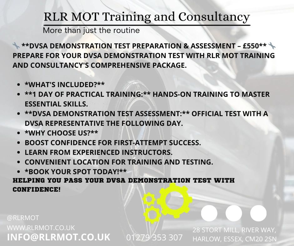 DVSA Demonstration Test Preparation and Assessment