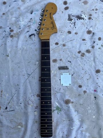 fender jaguar neck Jan 1964 , with tuners