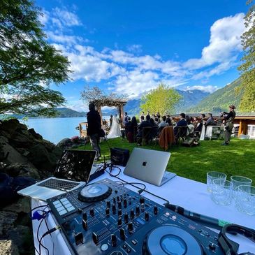 The Lodge On Harrison Lake Wedding Ceremony