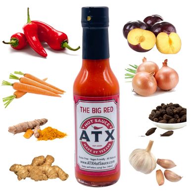 Big Red Fresno pepper hot sauce