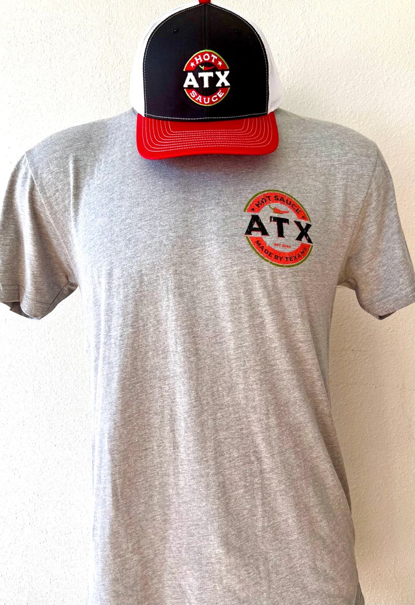 ATX Hot Sauce T-Shirt (Size: XL, Color: Navy Blue)