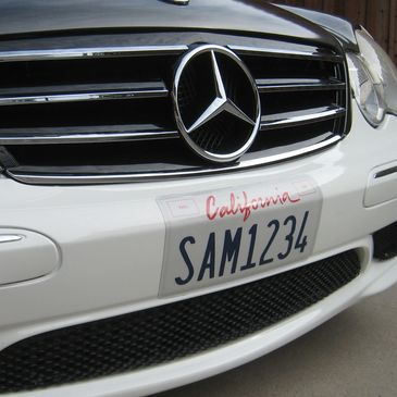 Small, Legal, Printed Number Plates For All Vehicles