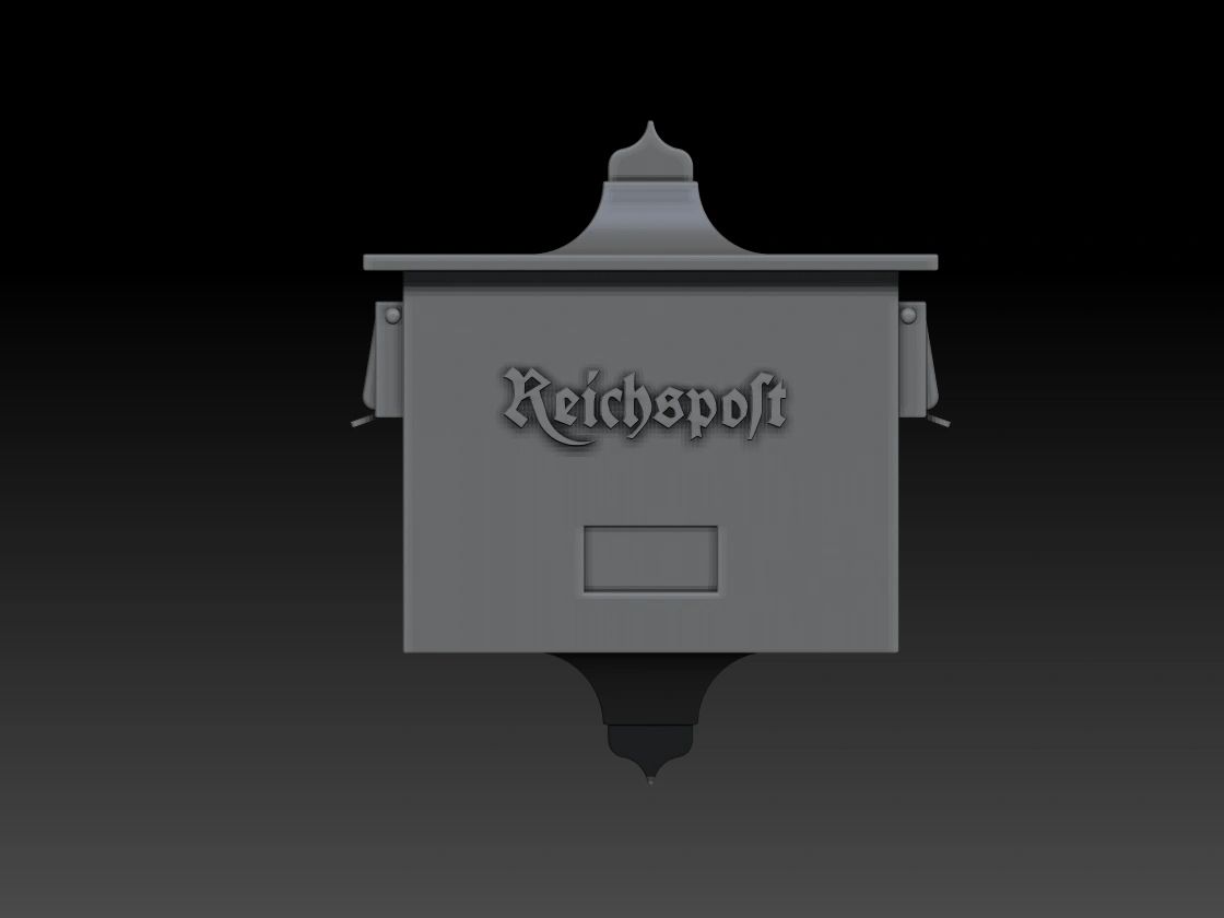 Deutsche Reichspost Post Box Model 3 1:35