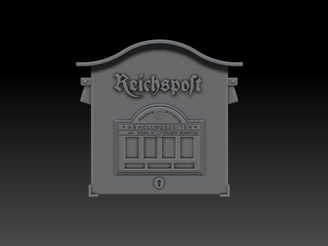 Deutsche Reichspost Post Box Model 4 1:35