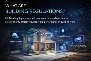 What are Building Regulations? UK rules for safe, efficient, structurally sound building work.