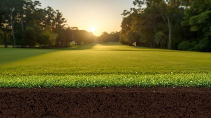 Golf turf soil enhancer granules