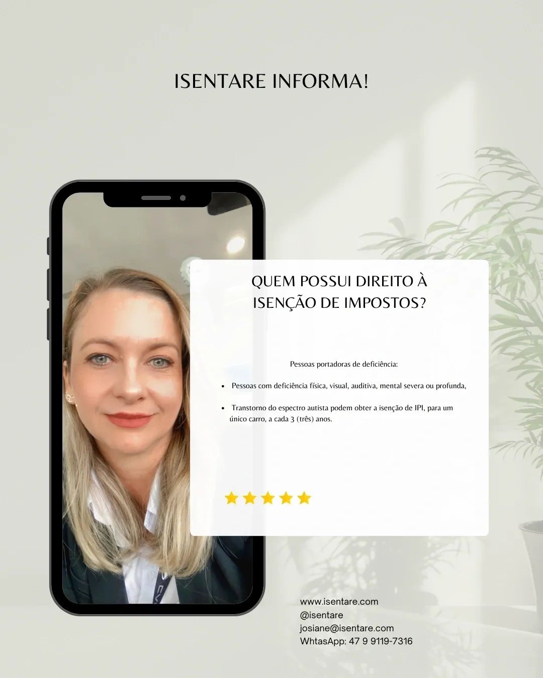 Quem possui direito a isenção de impostos, PCD