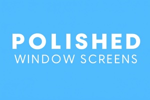 Polished Window Screen Repair