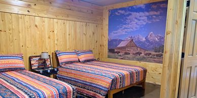 Seek and Snore Cabin at The Lazy Buffalo
