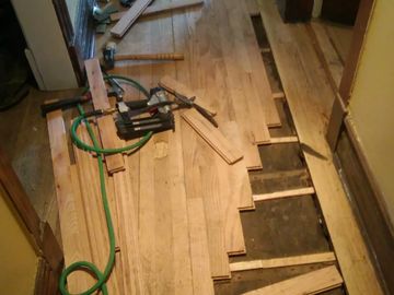 Woodwork and flooring installation and staining 