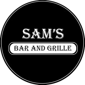 Logo for Sam's Bar and Grille.