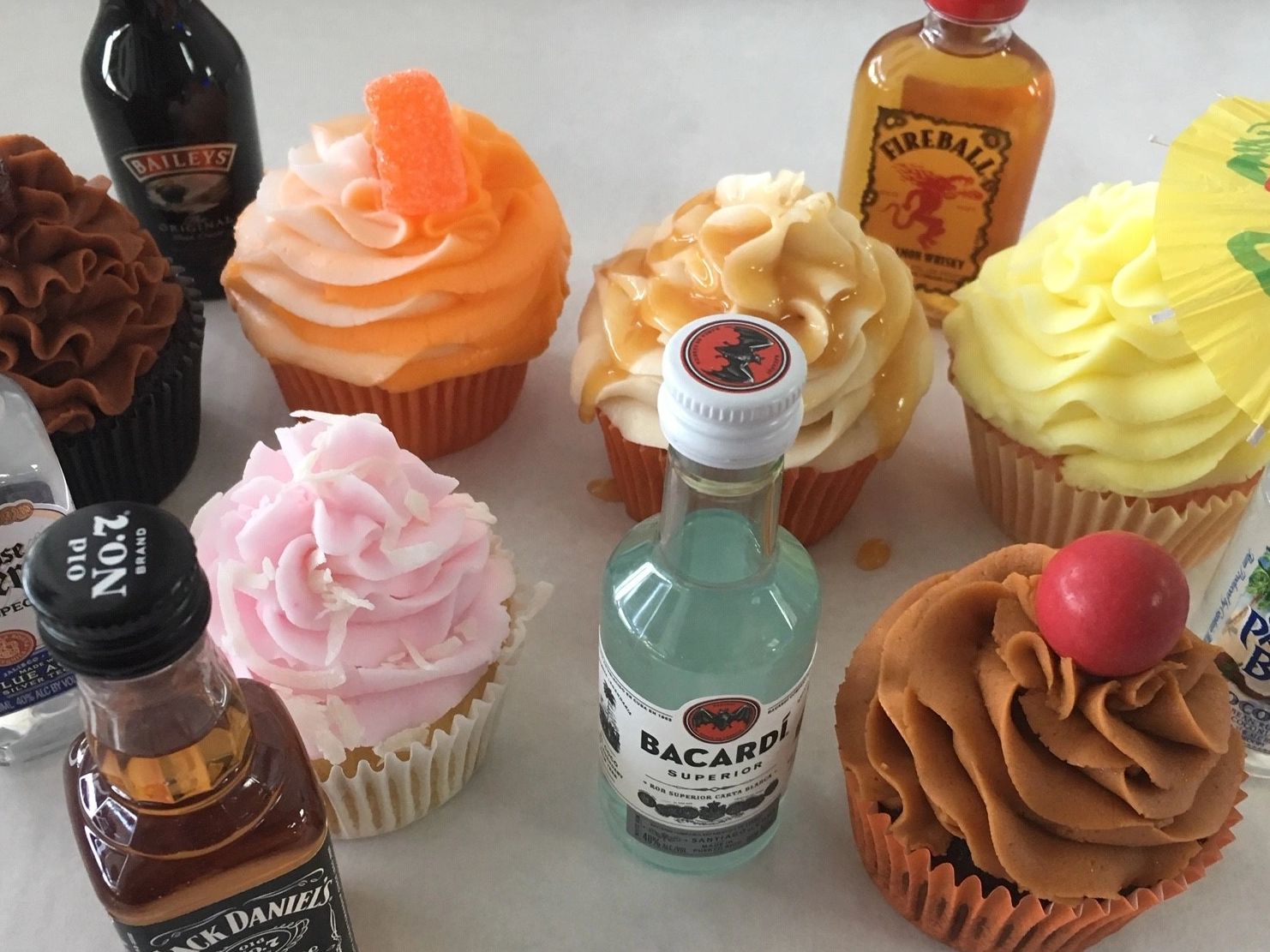 Alcohol Infused Cupcakes