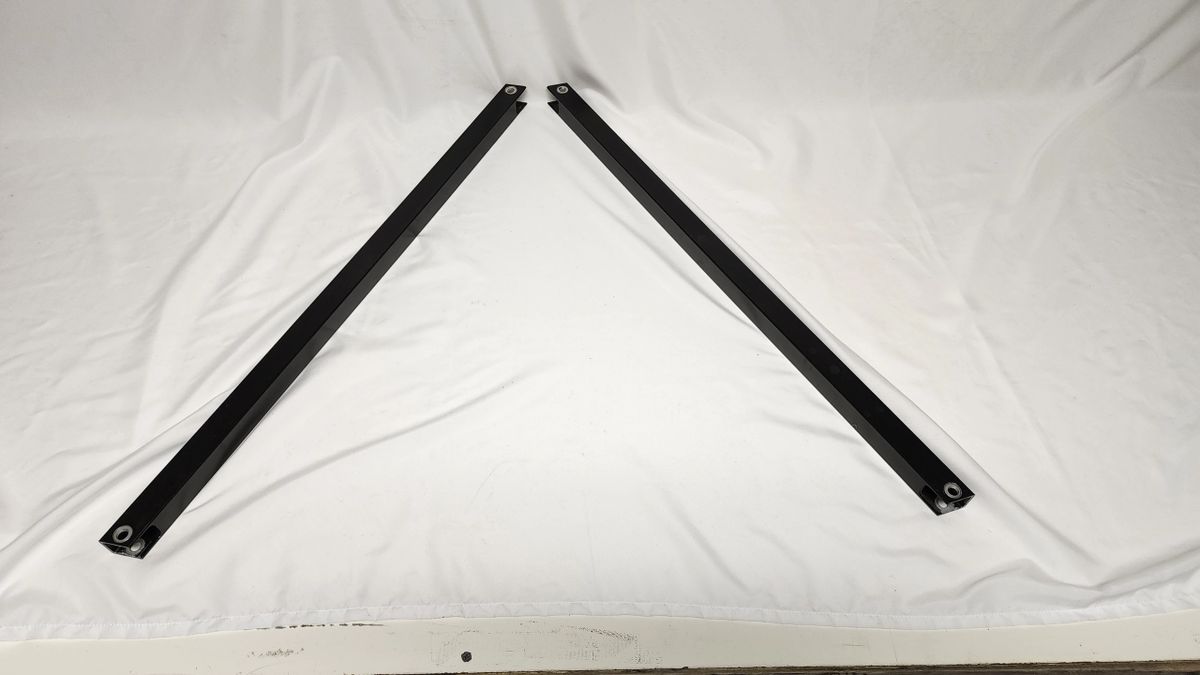 Unpainted lower engine bay frame rail kit (2)