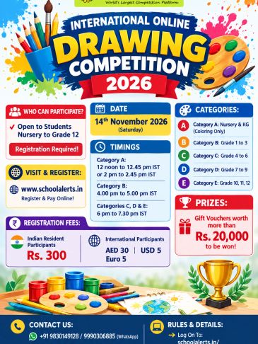 International Online Drawing Competition 2026 #Drawingcompetition #OnlineCompetition