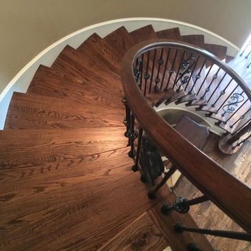 DFWHARDWOOD.COM With the grain Scrape Stairs 