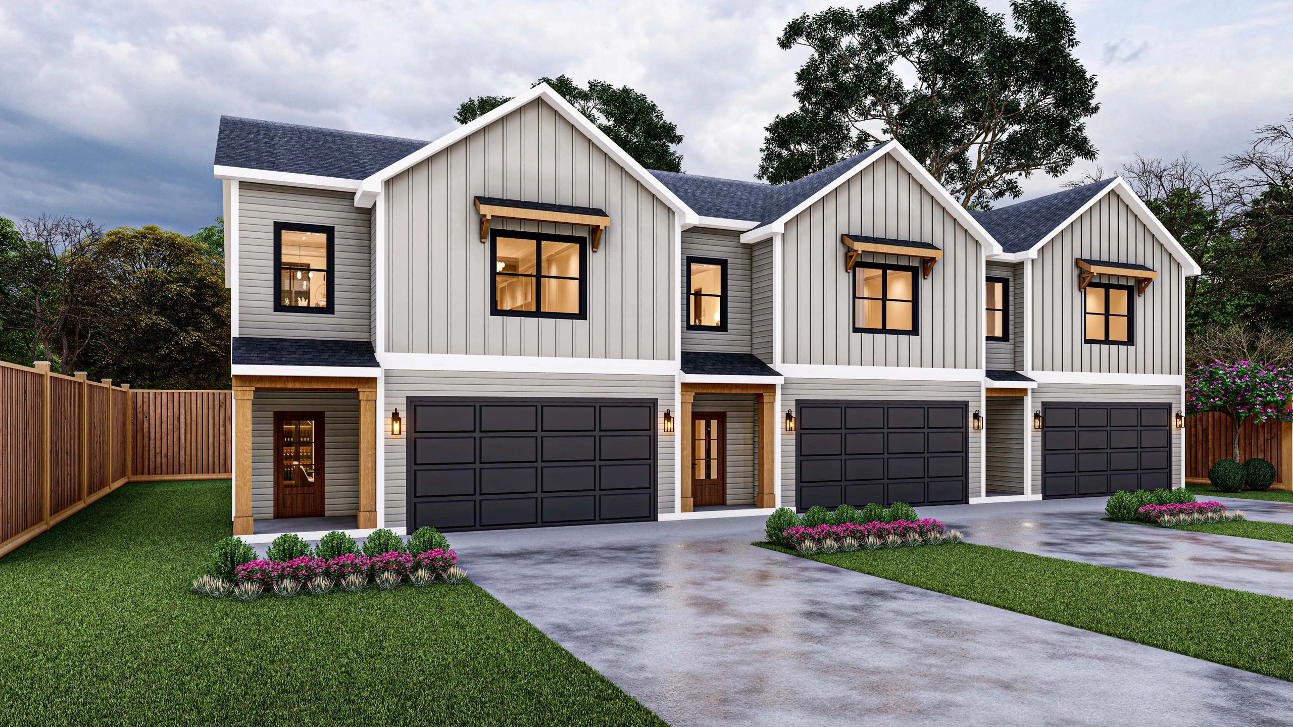 Pershing Place townhome community in College Station