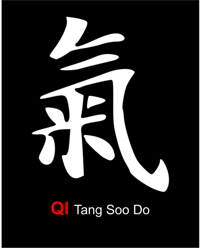 Qi Tang Soo Do with Chinese character for Qi