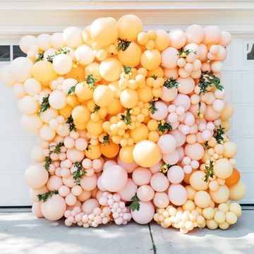 Custom Balloon wall backdrop 