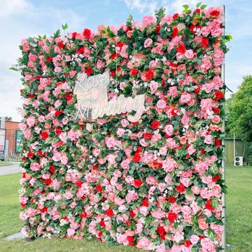 Floral wall backdrop