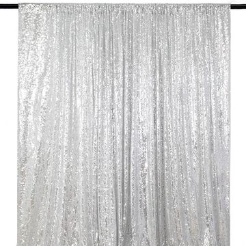 Silver Photo booth backdrop