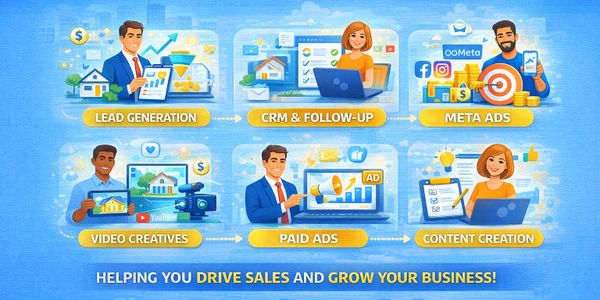 Illustration of marketing strategies to drive sales and grow business.