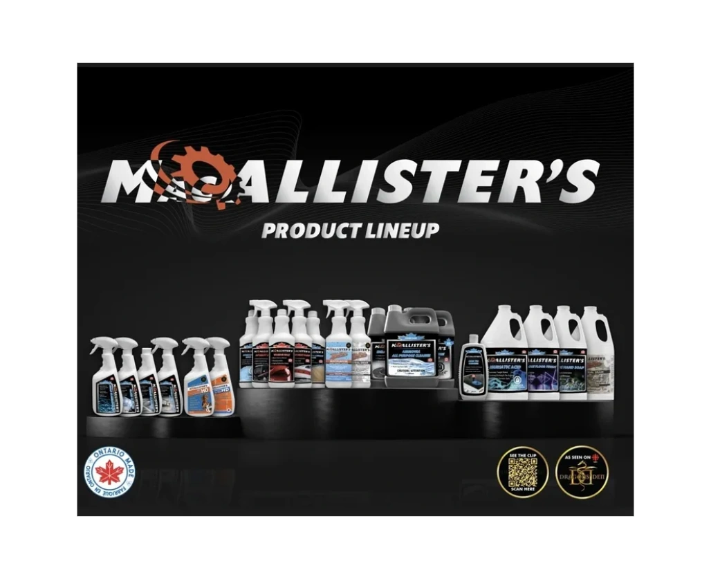 Image of MacAllister's website