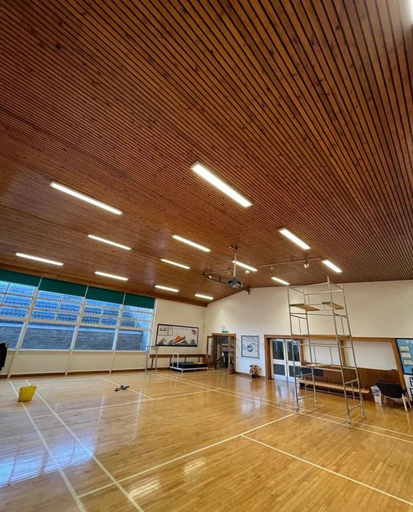 A Recent lighting upgrade for a school in Whitby